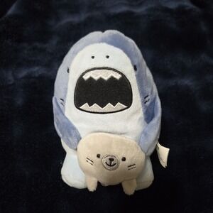 Samezu Clever Idiots Shark & Seal Plush 6 Inch Soft Toy
